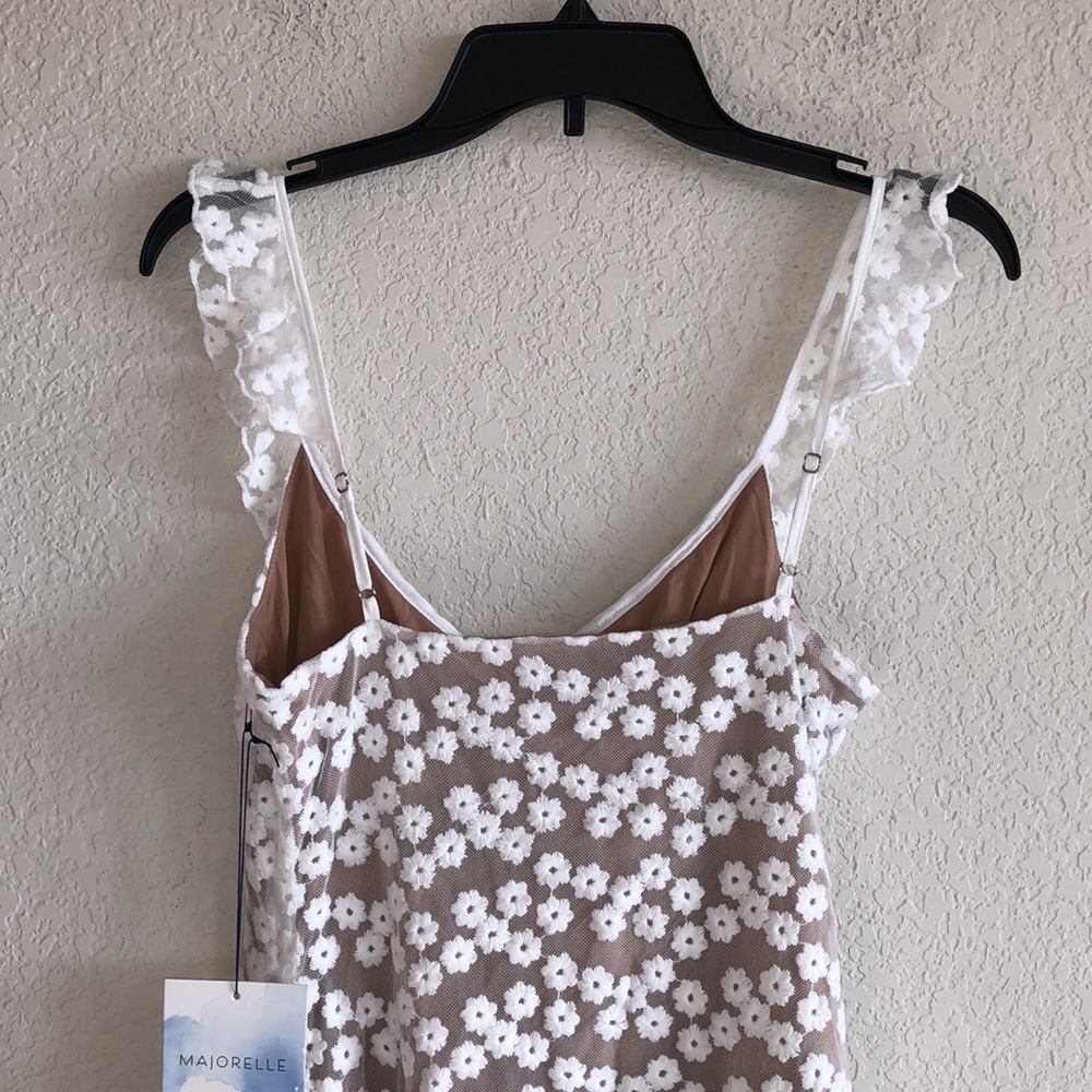 ❗️last one New MAJORELLE Sunbeams mini lace Dress white - Picture 9 of 12
